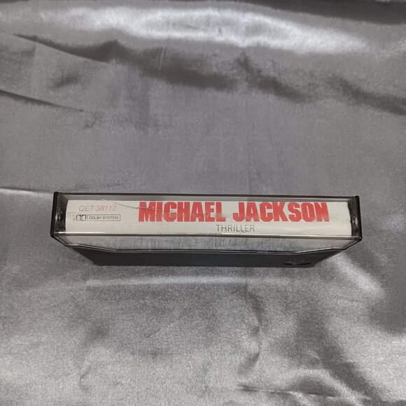Michael Jackson Thriller Cassette Tape CASE ONLY VTG 80s Music Halloween Prop - Picture 5 of 7